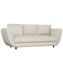 SOFA SARIS BEŻOWY NOGA CZARNA