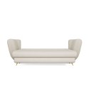 SOFA SARIS BEŻOWY NOGA ZŁOTA