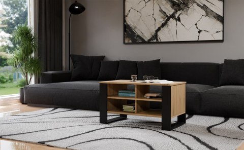 Stolik Modern 4P DĄB ARTISAN CZARNY