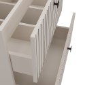 SZAFKA POD UMYWALKĘ TIGO 60 2S KASZMIR 2 SZUFLADY RYFLOWANY FRONT WISZĄCA