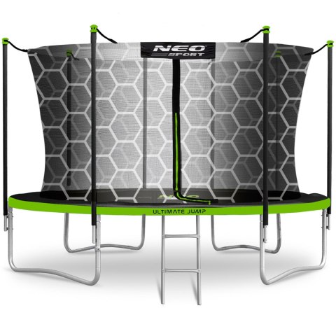Trampolina ogrodowa 15ft/465cm z siatką wewnętrzną i drabinką Neo-Sport Neo-Sport
