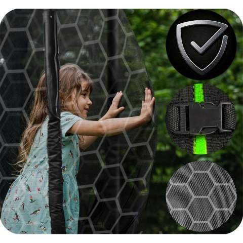 Trampolina ogrodowa 15ft/465cm z siatką wewnętrzną i drabinką Neo-Sport Neo-Sport