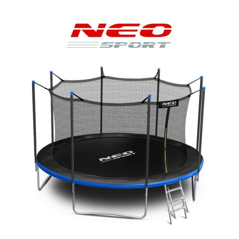 Trampolina ogrodowa 15ft/465cm z siatką wewnętrzną i drabinką Neo-Sport Neo-Sport
