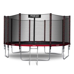 Trampolina ogrodowa 15ft/465cm z siatką zewnętrzną i drabinką Neo-Sport Neo-Sport
