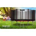 Trampolina ogrodowa 15ft/465cm z siatką zewnętrzną i drabinką Neo-Sport Neo-Sport