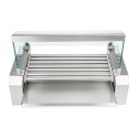 Grill rolkowy z pokrywą roller grill podgrzewacz do parówek 7 rolek