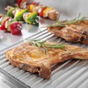 Płyta grzewcza grillowa Profi Line gładka-ryflowana do pracy ciągłej 2400W - Hendi 203156