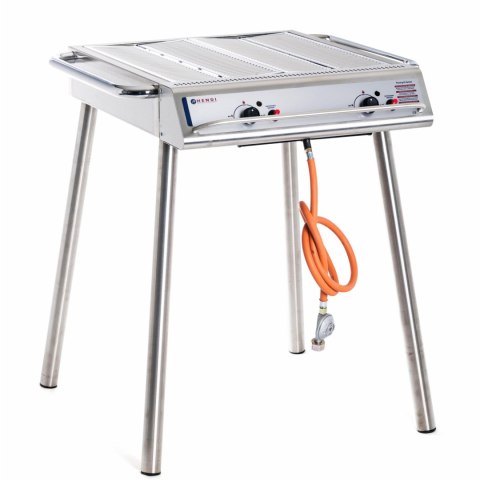 Profesjonalny grill gazowy XANTOS 2 ruszty 10kW - Hendi 148624