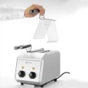 Toster kanapkowy z timerem podwójny 1200W- Hendi 261163