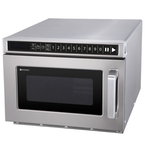 Kuchenka mikrofalowa profesjonalna 100 programów USB 3000 W poj. 18L