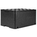 Termobox pudełko termos pojemnik termiczny z pokrywką do żywności leków 600x400x296mm GN1/1 48L
