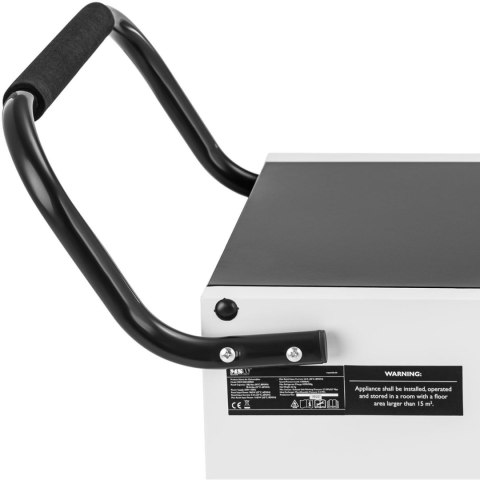 Osuszacz powietrza pochłaniacz wilgoci przemysłowy z uchwytem 1300 W 1129 m3/h do 150 m2