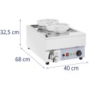 Bemar elektryczny podgrzewacz stacja do zupy fondue czekolady 1500 W 2 x 7 l