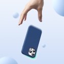 Gumowe elastyczne silikonowe etui pokrowiec iPhone 13 Pro niebieski