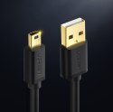 Kabel przewód USB - mini USB 480 Mbps 1.5m czarny