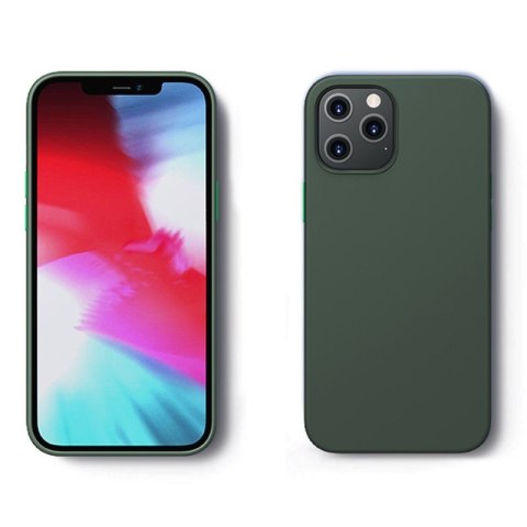 Ochronne etui do iPhone 12 Pro Max Color Series zielony