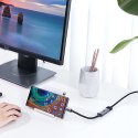 Przejściówka adapter USB-C do HDMI 2.0 4K 60Hz Thunderbolt 3 szary