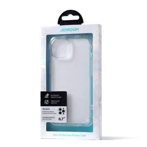 Etui pokrowiec do iPhone 14 Pro Max pancerna obudowa z haczykami podstawką przezroczysty