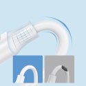 Kabel do ładowania i transmisji danych USB-A - USB-C 3A 2m biały