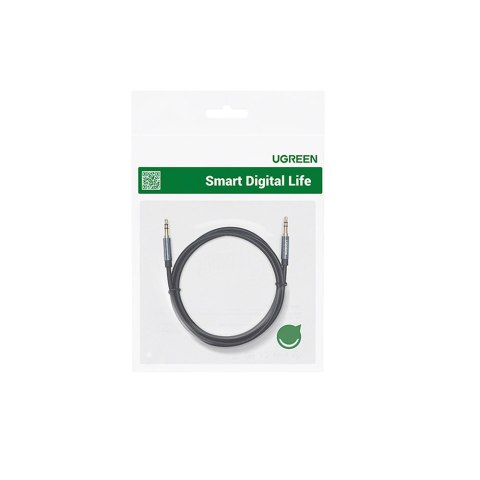 Przewód kabel kątowy AUX 2x mini jack 3.5mm 1.5m niebieski