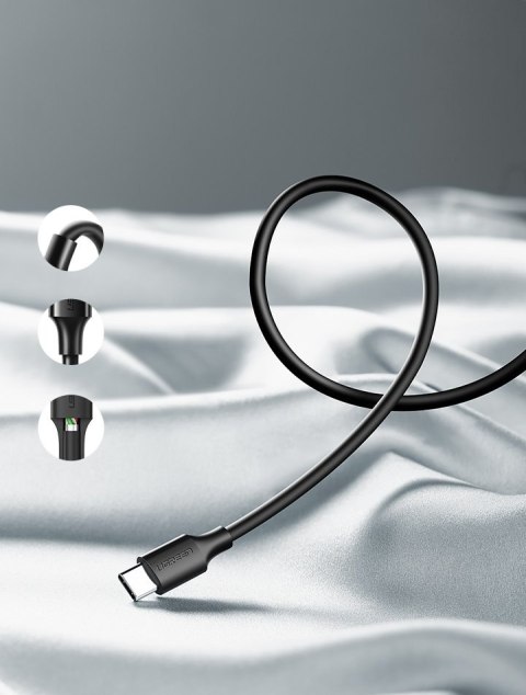 Kabel przewód USB - USB-C 2A 1m czarny