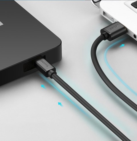 Kabel przewód USB - mini USB 480Mbps 1m czarny