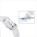 Uniwersalny silikonowy pasek do smartwatcha Silicone Strap TYS szer. 20mm ciemnoniebieski