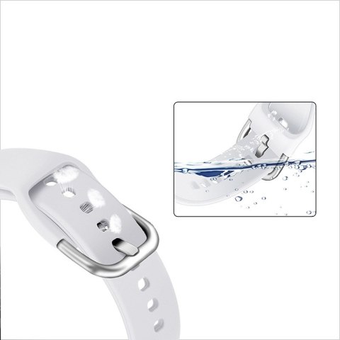 Uniwersalny silikonowy pasek do smartwatcha Silicone Strap TYS szer. 20mm ciemnoniebieski