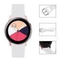 Uniwersalny silikonowy pasek do smartwatcha Silicone Strap TYS szer. 20mm ciemnoniebieski