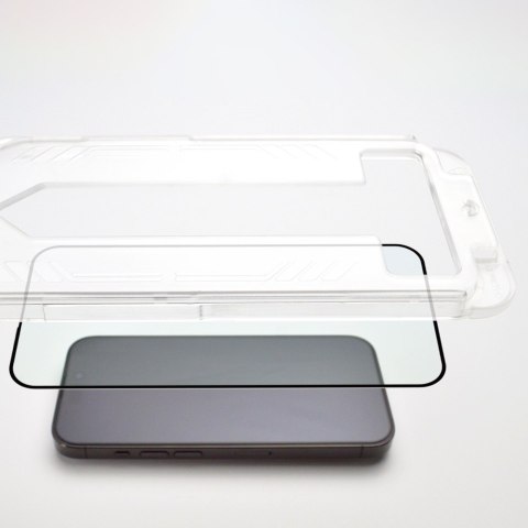 Szkło hartowane 9H z ramką montażową do iPhone 14 Plus Premium Glass czarne