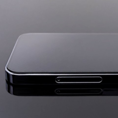 Szkło hartowane na cały ekran z ramką do iPhone 15 czarne