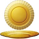 Talerz płytki Duralex PICARDIE AMBER pomarańczowy 230 x 20 mm - zestaw 6 szt.