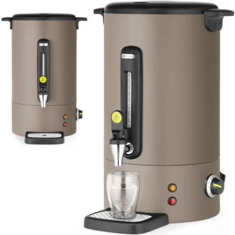 Warnik do wody grzanego wina z kranem tacką ociekową UNIQ 16 l 1650 W - taupe