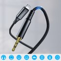 Kabel przewód audio AUX iPhone Lighting - mini jack 3.5mm 2 m - czarny
