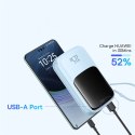 Power bank 10000mAh Qpow Pro+ 22.5W USB-C - niebieski