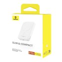 Powerbank 6000mAh Magnetic Mini Air 20W z kablem USB-C - biały