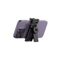 Selfie stick teleskopowy z pilotem stojak tripod na telefon 1.3m - czarny