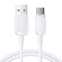 Kabel przewód Multi-Color Series A14 USB-A - USB-C 3A 1.2 m - biały