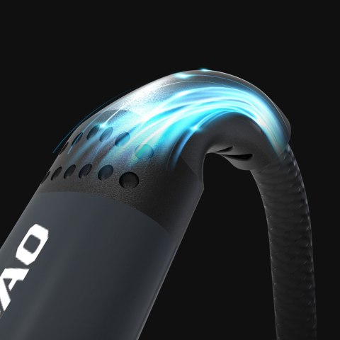 Kabel przewód z oplotem L3CC USB-C - USB-C 60W 2m - czarny