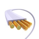 Kabel przewód zwijany Free2Pull USB-C - iPhone Lightning 20W 1m - fioletowy