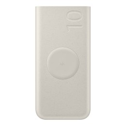Powerbank indukcyjny Samsung 10000mAh 2x USB-C 25W SFC - beżowy