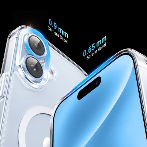 Etui case Classy Clear Magnetic na iPhone 16 Plus - przezroczyste