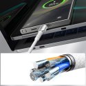 Kabel przewód Cutting-Edge Series 3A USB-A - USB-C 1.2m - szary