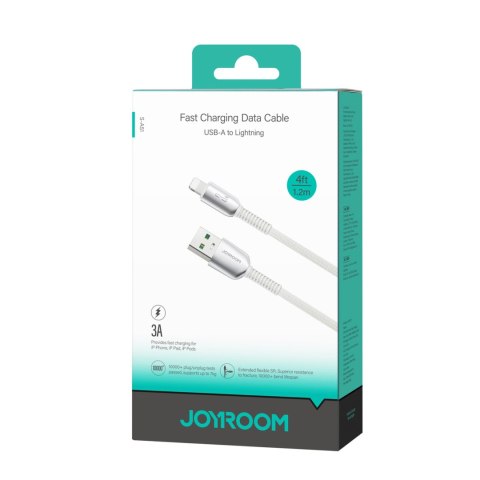 Kabel przewód Cutting-Edge Series 3A USB-A - iPhone Lightning 1.2m - szary