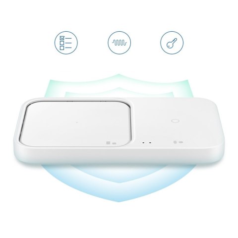 Ładowarka Samsung Wireless Charger Duo indukcyjna 15W - biała