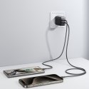 Ładowarka sieciowa USB-C i USB-A 25W SFC PPS PD - czarna