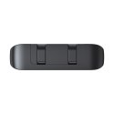 Powerbank 10000mAh z wbudowanymi kablami USB-C iPhone Lightning - czarny