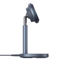 2w1 Ładowarka indukcyjna Orbit 2 Pro MagSafe Qi2 20W z chłodzeniem - szara