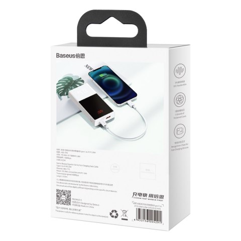 Kabel przewód Superior Series USB-C / Lightning PD 20W 2m - biały