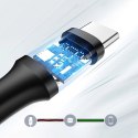Kabel przewód USB-A 3.0 - USB-C 3A 1.5m - czarny